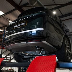 Range Rover Vogue L460 P440/460/510/550e (SWB y LWB) – escape axle-back con salidas orientadas hacia abajo a original Bumper