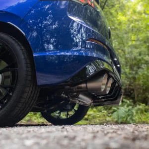VW Golf R MK8/MK8.5 – 80 mm sistemas sin válvulas con salidas de titanio (sistema de competición – máxima intensidad de sonido)