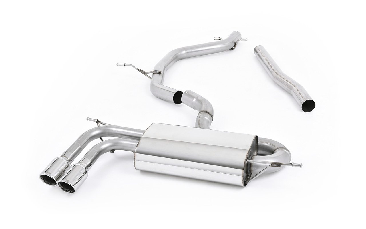 Audi A3/Seat Leon 2.0 TDI – DPF-Back sistema de escape con salidas pulidas