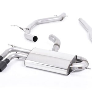 Audi A3/VW Golf GTD/Scirocco GT – TDI 2.0 170PS – DPF-Back sistema de escape con salidas negras Cerakote