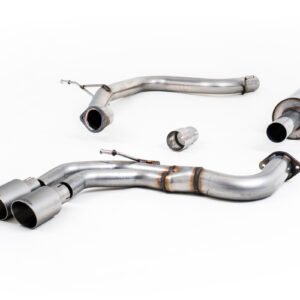 Audi A3 2.0 TDI MQB – Escape cat-back resonado (sonido más discreto) con salidas de titanio