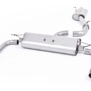 Audi A3 2.0 TFSI 8V (US solo) – Escape cat-back resonado (sonido más discreto) con salidas de titanio