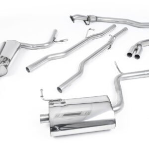 Audi A4 1.8T B6 Quattro Avant (5 velocidades) – Escape cat-back no resonado (sonido más intenso) con salidas GT90 90 mm