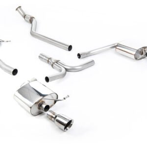 Audi A4 2.0 B8 S line (Manual) – Escape cat-back no resonado (sonido más intenso) con Duel salida GT100 salidas