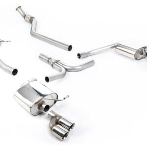 Audi A4 2.0 B8 S line (Manual) – Escape cat-back no resonado (sonido más intenso) con cuádruples-salida GT80 salidas