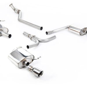 Audi A4 2.0 B8 S line (Manual) – escape desde OPF/GPF resonado (sonido más discreto) con salida dobles pulidas salidas