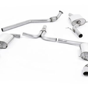 Audi A4 2.0 B8 (Tiptronic)/Audi A5 (Multitronic) S line – escape cat-back con cuádruples-salida GT80 salidas