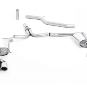 Audi A4 3.0 TDI B8/Audi A5 (Multitronic) – escape cat-back con GT80 cuatro salidas salidas (requiere S-Line pieza inferior del paragolpes)