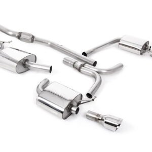 Audi A5 2.0 B8 (Multitronic) – escape cat-back con Duel salida pulida salidas
