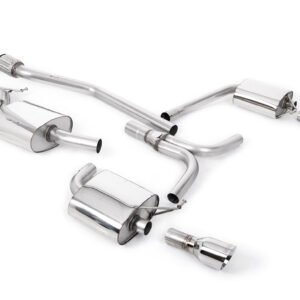 Audi A5 2.0 TFSI – escape cat-back con salida dobles pulidas GT100 salidas