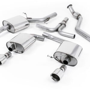 Audi A5 2.0 TFSI – escape cat-back con pulidas doble salida salidas
