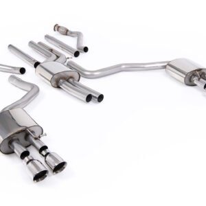 Audi A6 3.0 TFSI C7.5 – resonado cat-back con salidas pulidas