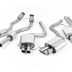 Audi RS4 B8 Avant – Escape cat-back resonado – con salidas originales