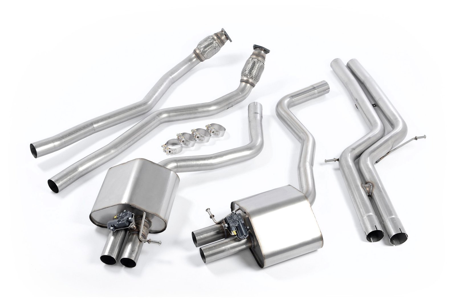 Audi RS6/RS7 C7 – Escape cat-back no resonado (sonido más intenso) – con salidas originales