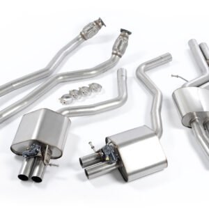 Audi RS6/RS7 C7 – Escape cat-back resonado (sonido más discreto) – con salidas originales