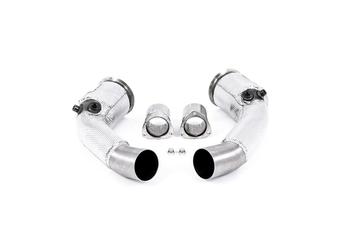 Audi RS6/RS7 C8 y S8 D5 – Downpipe de gran diámetro y de alto flujo catalizador deportivo (para el escape original sistema)
