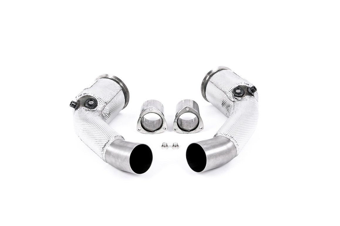 Audi RS6/RS7 C8 y S8 D5 – Downpipes de gran diámetro y supresor de catalizador (para el escape original sistema)