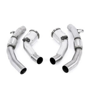 Audi RS6/RS7 C8 y S8 – Downpipe de gran diámetro con catalizador y supresor de GPF – para Milltek