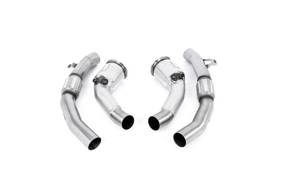 Audi RS6/RS7 C8 y S8 – Downpipe de gran diámetro con catalizador y supresor de GPF – para Milltek