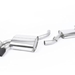 Audi S3 8P 3 puertas – Escape cat-back resonado (sonido más discreto) con salidas negras con recubrimiento cerámico