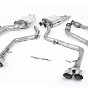 Audi S4 V6/S5 3.0 B8.5 Sportback – cat-back competición (sonido más intenso) sistema de escape con salida cuádruples pulidas salidas