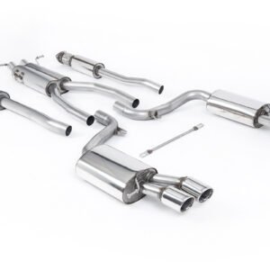 Audi S6 V10 C6 – Escape cat-back resonado (sonido más discreto) con salidas pulidas