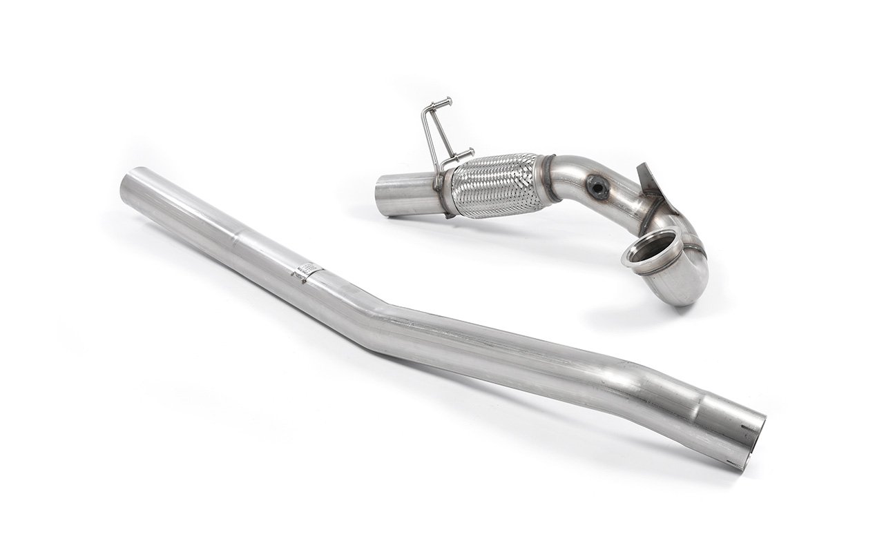 Audi TTS MK3 modelos sin GPF – Downpipe de gran diámetro con supresor de catalizador (para Milltek cat-back)
