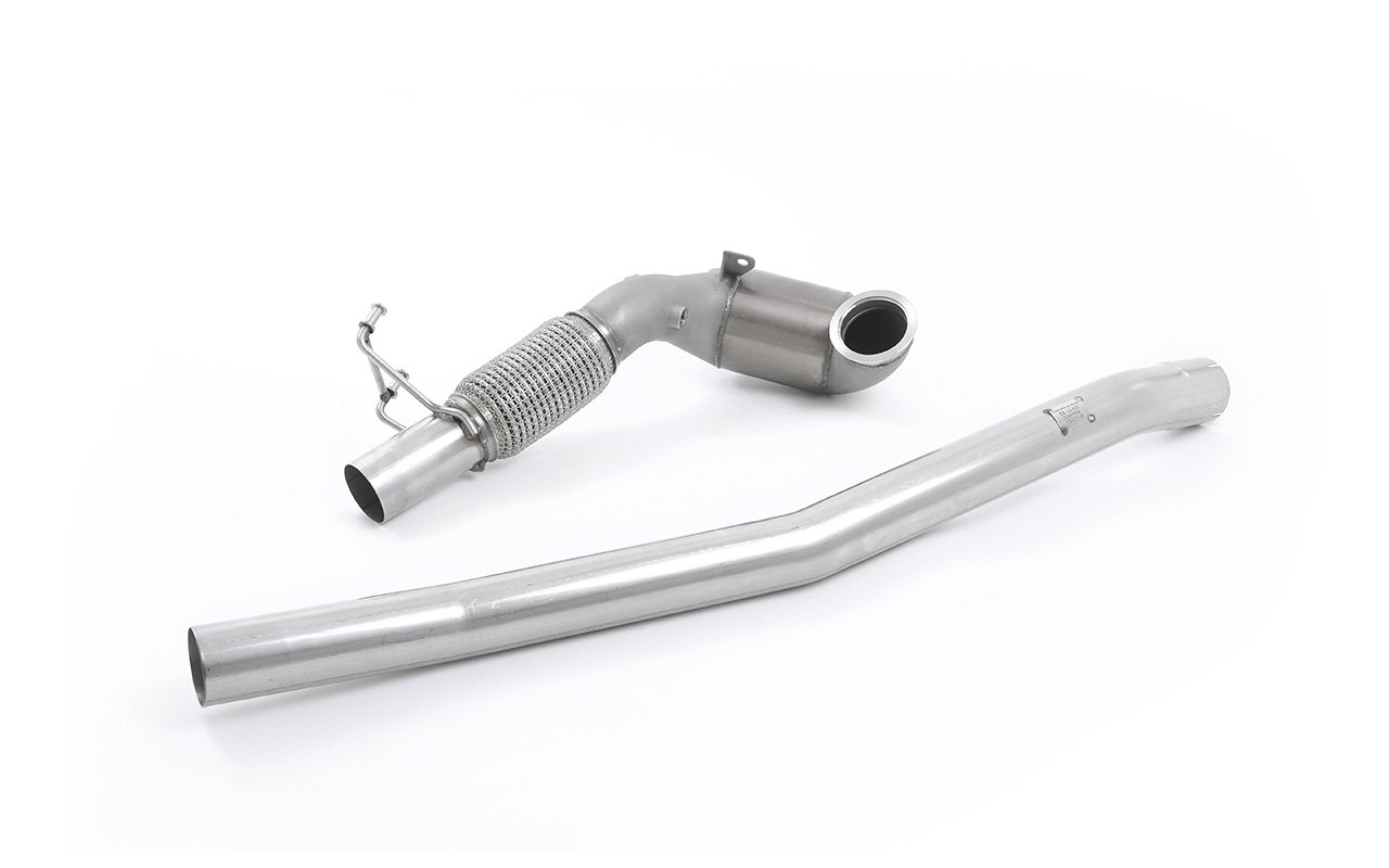 Audi TTS MK3 modelos sin GPF – Downpipe de gran diámetro de acero inoxidable con cuerpo de fundición con catalizador deportivo de alto flujo (para Milltek cat-back de competición)