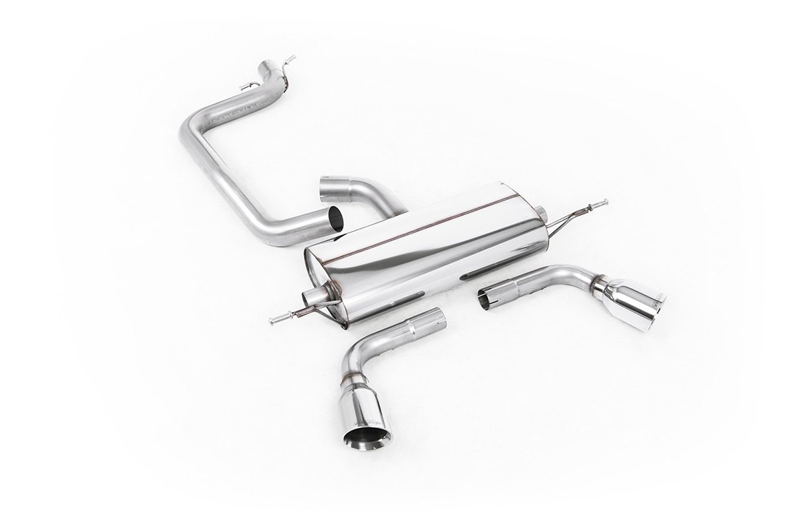 Audi TT MK2 2.0 2WD – escape cat-back con salidas dobles GT100 (para 3.2 V6 pieza inferior del paragolpes)