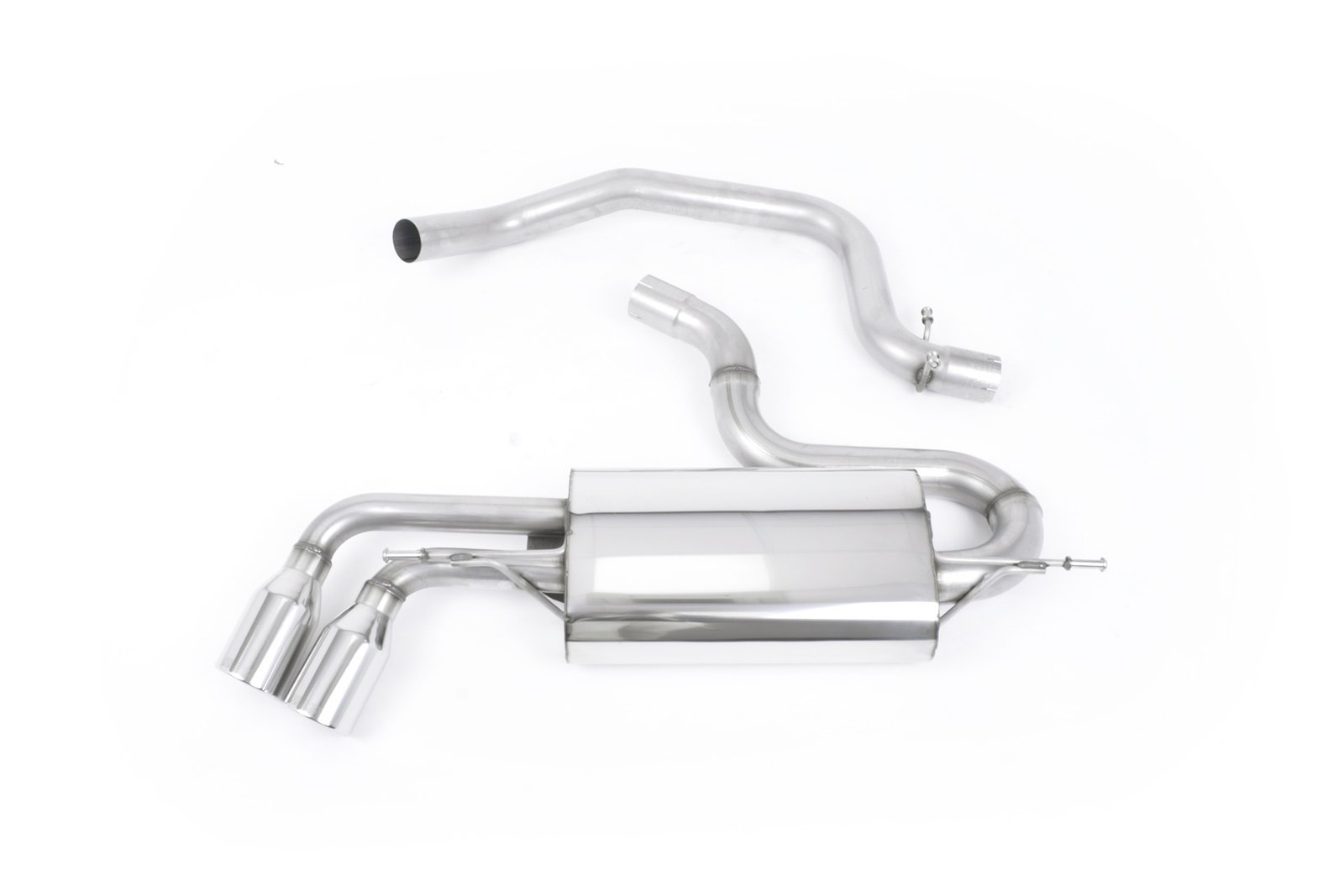 Audi TT MK2 2.0 2WD – escape cat-back con salidas dobles pulidas JET
