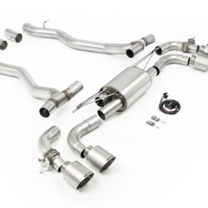 BMW M5 G90/G99 (NAS/ROW Spec) – Axle Back with Brushed Titanium Tips