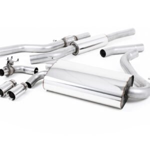BMW Serie 4 F32 428i Auto – Escape cat-back resonado (sonido más discreto) con salidas pulidas