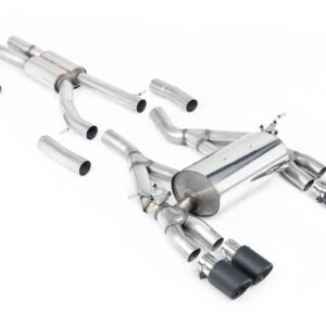 BMW F80 M3/F82 M4 – escape cat-back con salidas de carbono