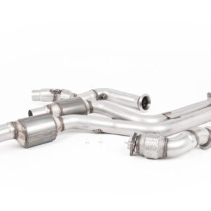 BMW F87 M2 Comp – Downpipe de gran diámetro pareja con catalizadores deportivos de alto flujo (para Milltek cat-back)