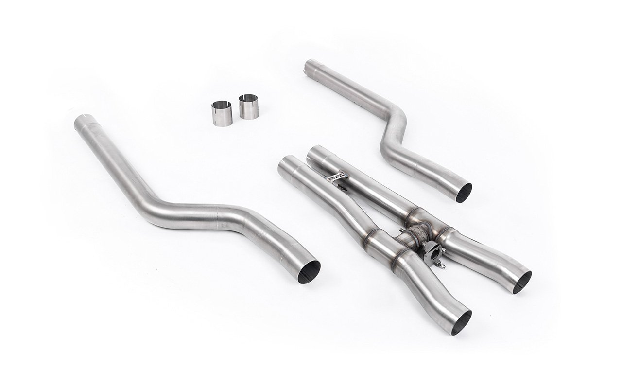 BMW M8 F91/F92 (con GPF) – supresor de GPF/OPF (para el escape original escape desde el filtro de partículas y original Downpipes)
