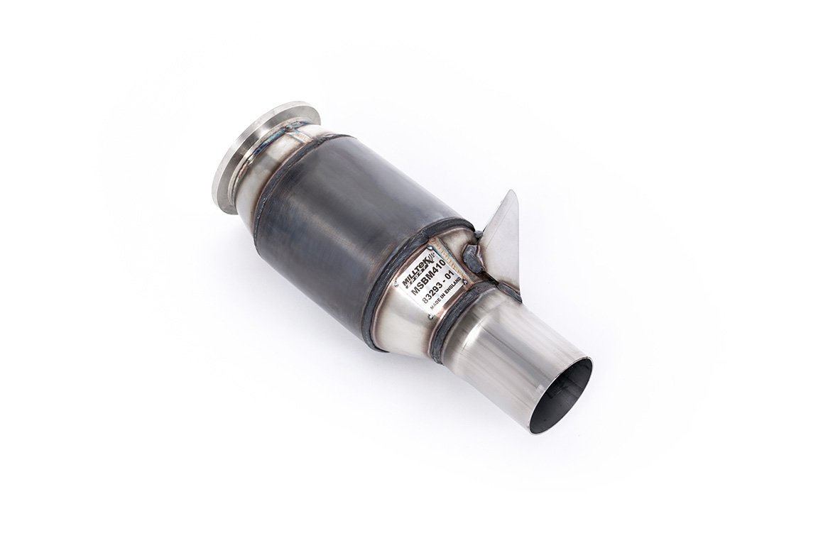 BMW i8 – Downpipe de gran diámetro y catalizador deportivo de alto flujo – compatible con el escape original y Milltek catalizador deportivo-back sistemas