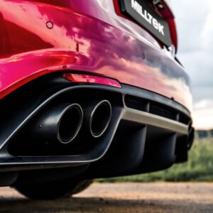 Alfa Romeo Giulia 2.9 V6 Quadrifoglio – escape cat-back con salidas Jet-100 de carbono – con válvulas