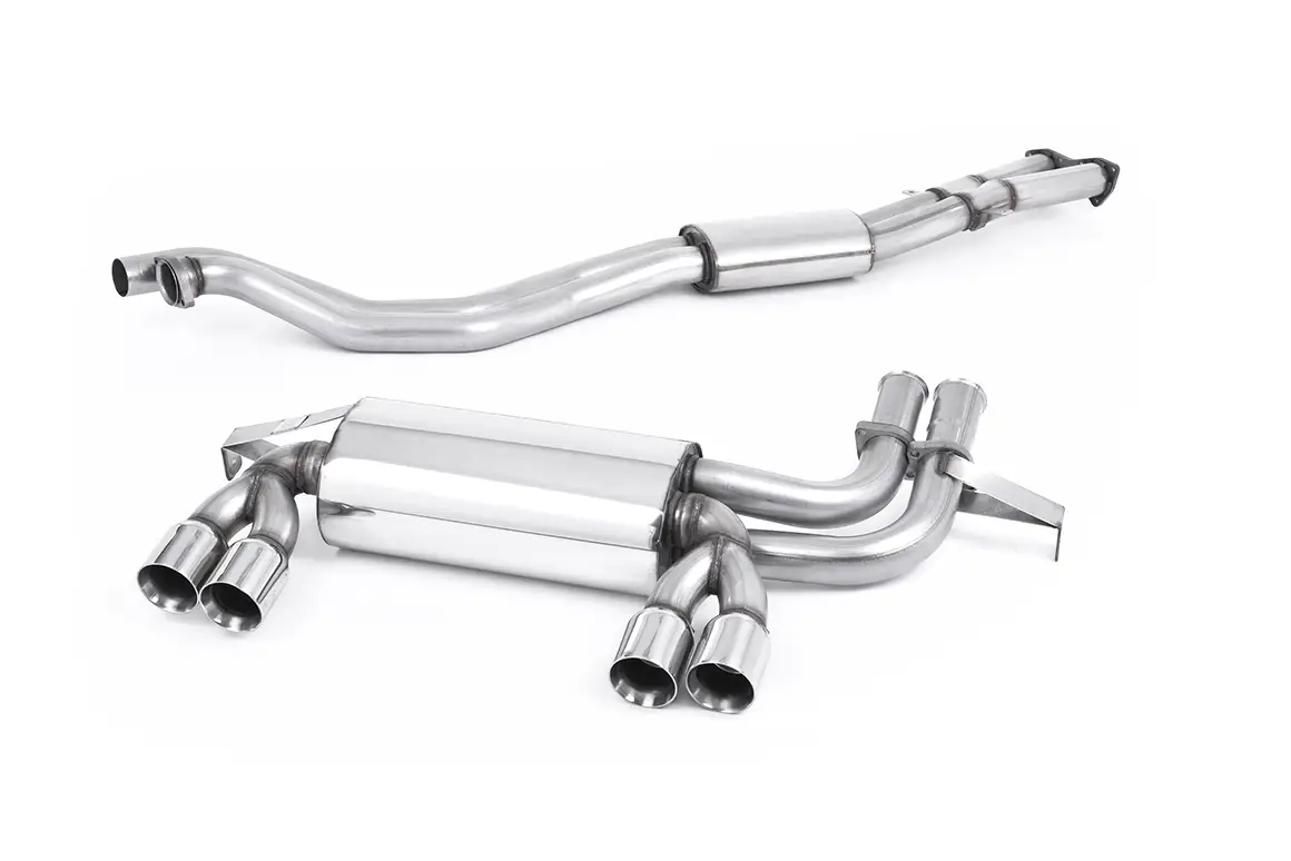 BMW E46 M3/M3 CSL – Cat-Back Exhaust System with Quad Polished Trims