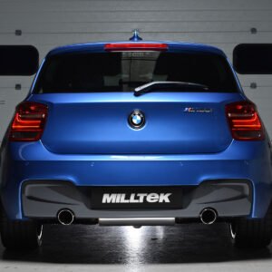 BMW F20/F21 M135i (sin xDrive) – escape cat-back con silencioso trasero Road y salidas pulidas