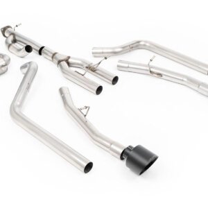 Dodge Ram 1500 Rebel (Hurricane Engine) – Cat Back with 5.5′ Cerakote Black Tips