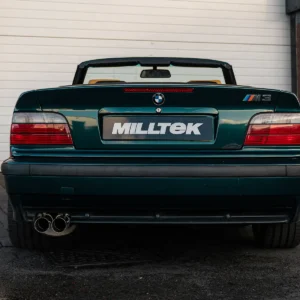 BMW E36 M3 – cat-back con original+ pared simple pulidas 70 mm salidas