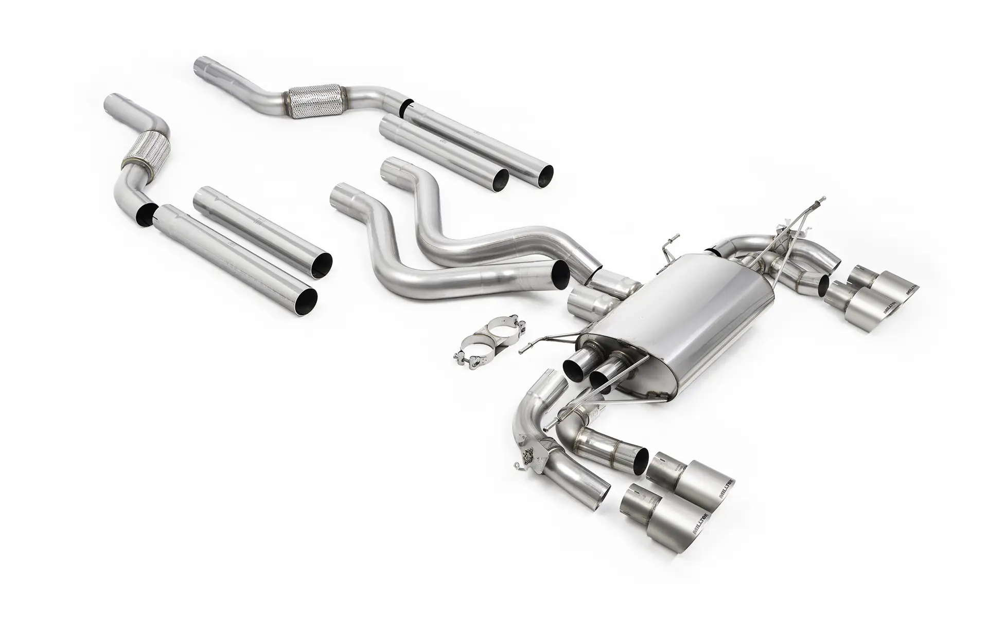 Land Rover Defender OCTA 4.4 V8 – desde filtro de partículas con colas de titanio cepillado
