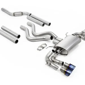 Land Rover Defender OCTA 4.4 V8 – desde filtro de partículas con colas de titanio azul/quemado