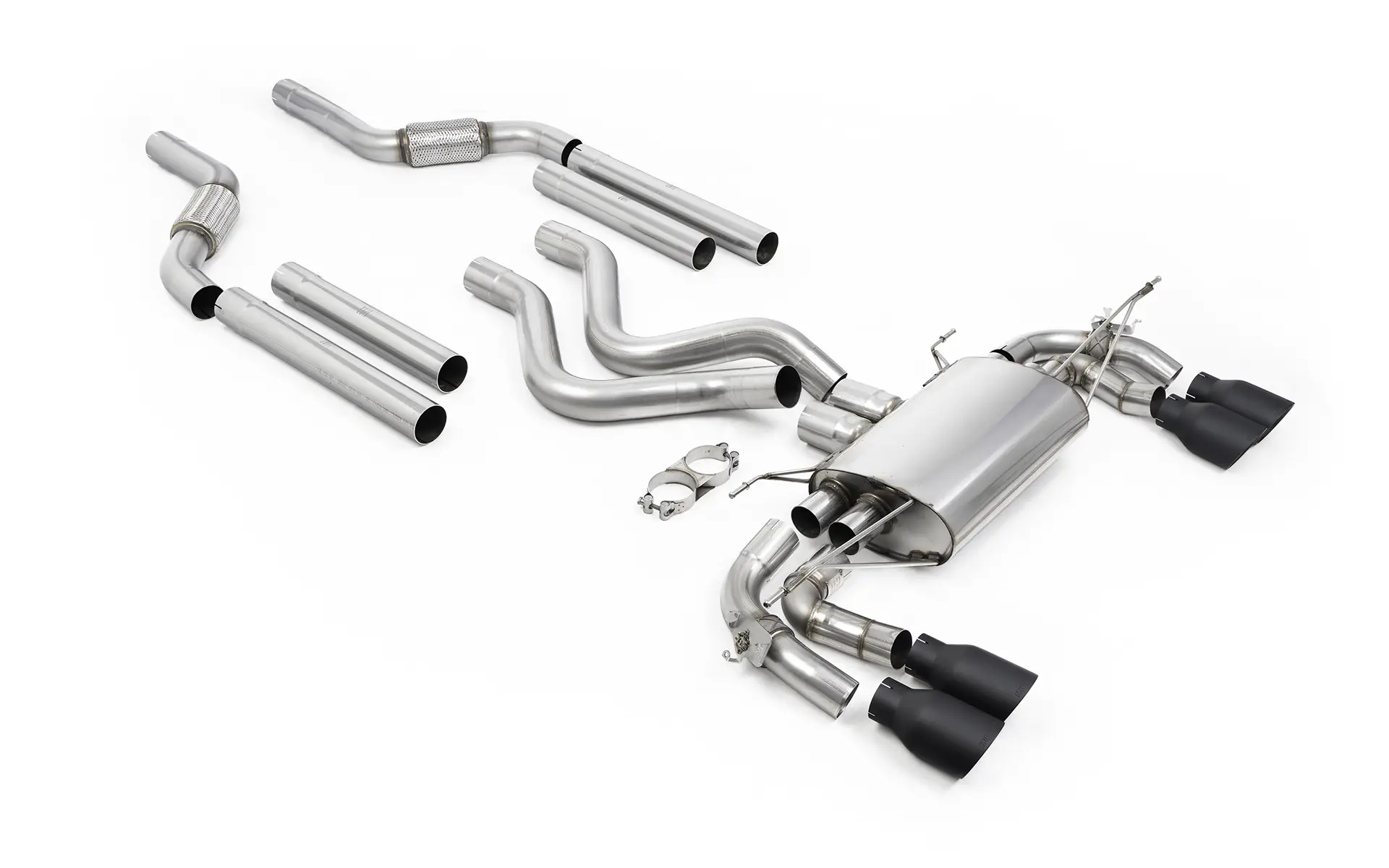 Land Rover Defender OCTA 4.4 V8 – desde filtro de partículas con colas negras Cerakote