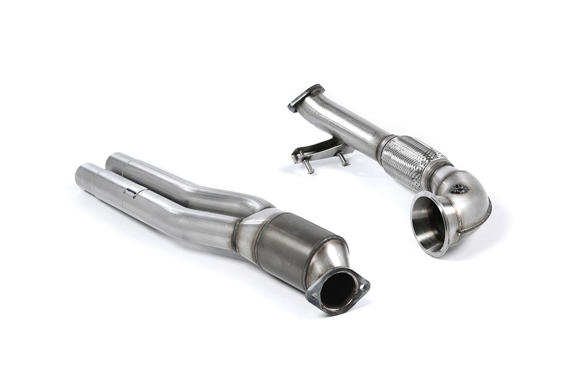 Downpipe (Primary catalizador deportivo de alto flujo + codo del turbo) – Audi RS3 8V antes del restyling