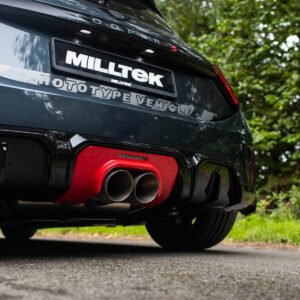 F66 Mini Cooper S escape desde OPF/GPF no resonado (sonido más intenso) incluye cubierta de difusor deportivo Milltek Design – con salidas pulidas