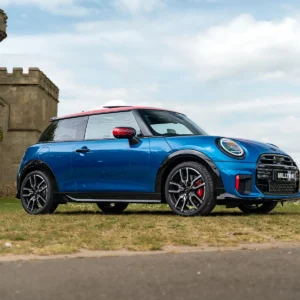 F66 Mini JCW – escape desde el filtro de partículas resonado sistema con salidas de titanio cepillado