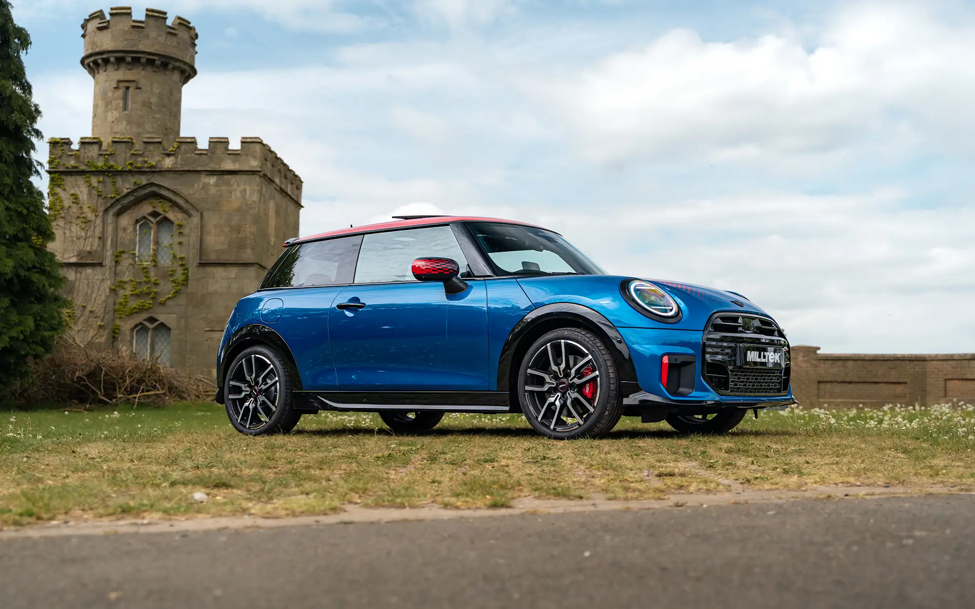 F66 Mini JCW – escape desde el filtro de partículas resonado sistema con salidas de titanio cepillado