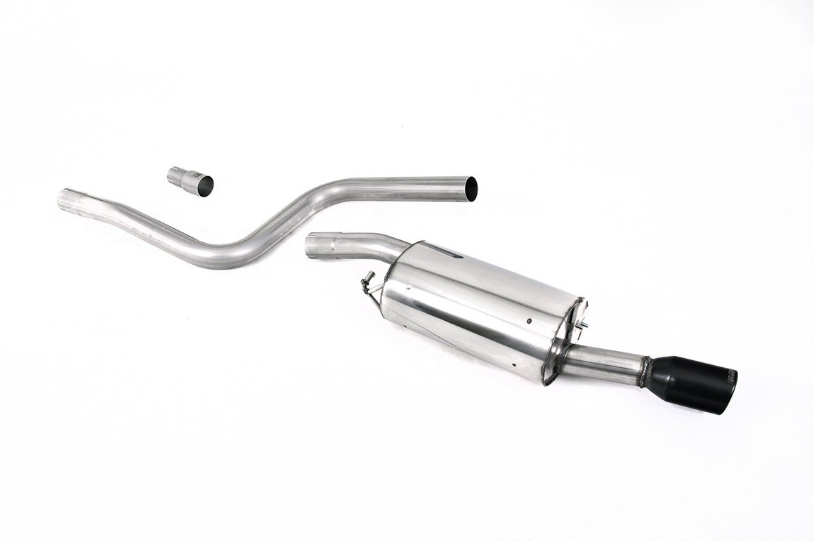 Ford Fiesta MK6 Zetec-S – Escape cat-back no resonado (sonido más intenso) – compatible con ST150 pieza inferior del paragolpes trasero Insert
