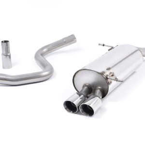 Ford Fiesta MK7 Duratec y Zetec-S – escape desde el tubo delantero con salidas dobles GT80 80 mm (para el escape original Downpipe y catalizador)
